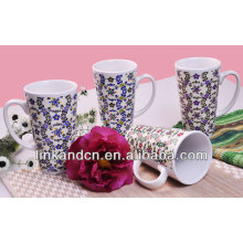 blue ceramic coffee mug